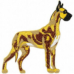 Dogs Embroidery Design 4